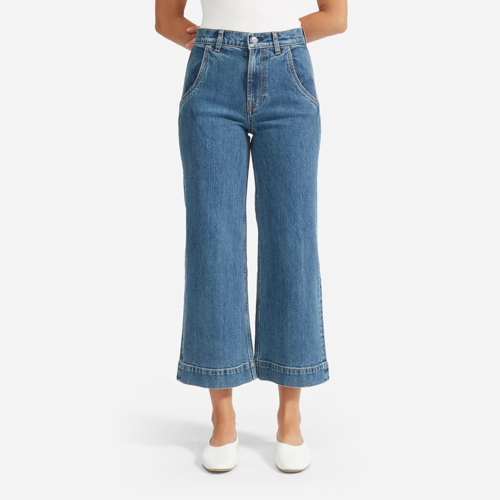 Everlane Wide Leg Jeans size 26 ankle